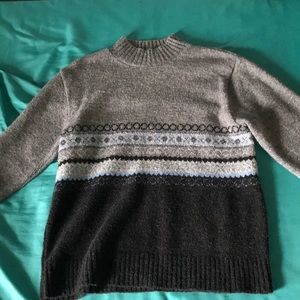 Grey and Black Masacio sweater